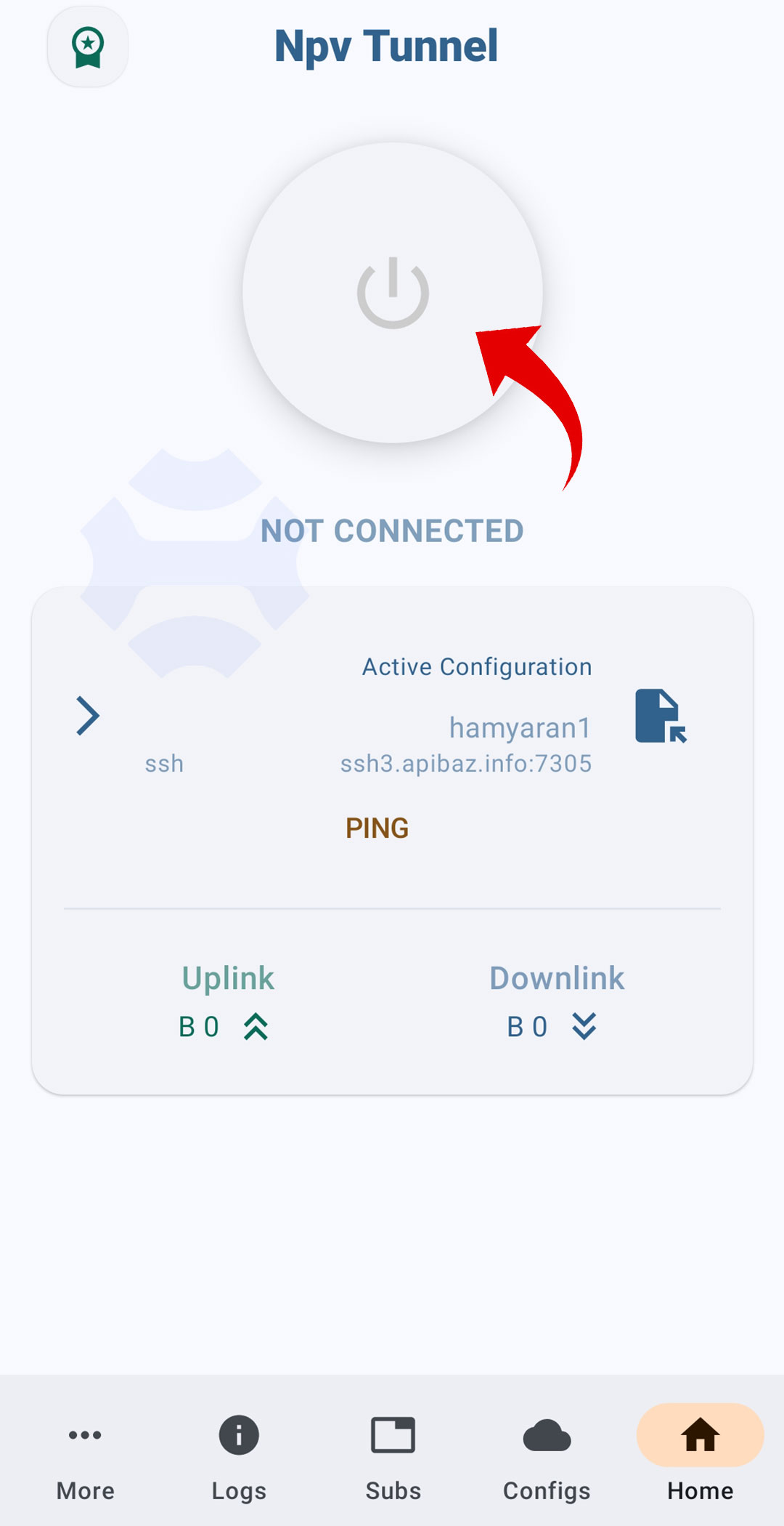 اتصال npv tunnel